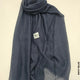 Lightweight Small Size Shawl Hijab Navy Blue Scarf (Hijab)