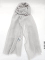 Lightweight Small Size Shawl Hijab Silver Grey Scarf (Hijab)