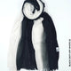 Ombre Kresha Thailendi Black Zaiti Off White 32 Scarf (Hijab)