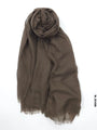 PM Scarf Linen for Summer Beige 16 Linen Scarf