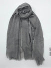 PM Scarf Linen for Summer Marl Grey Linen Scarf