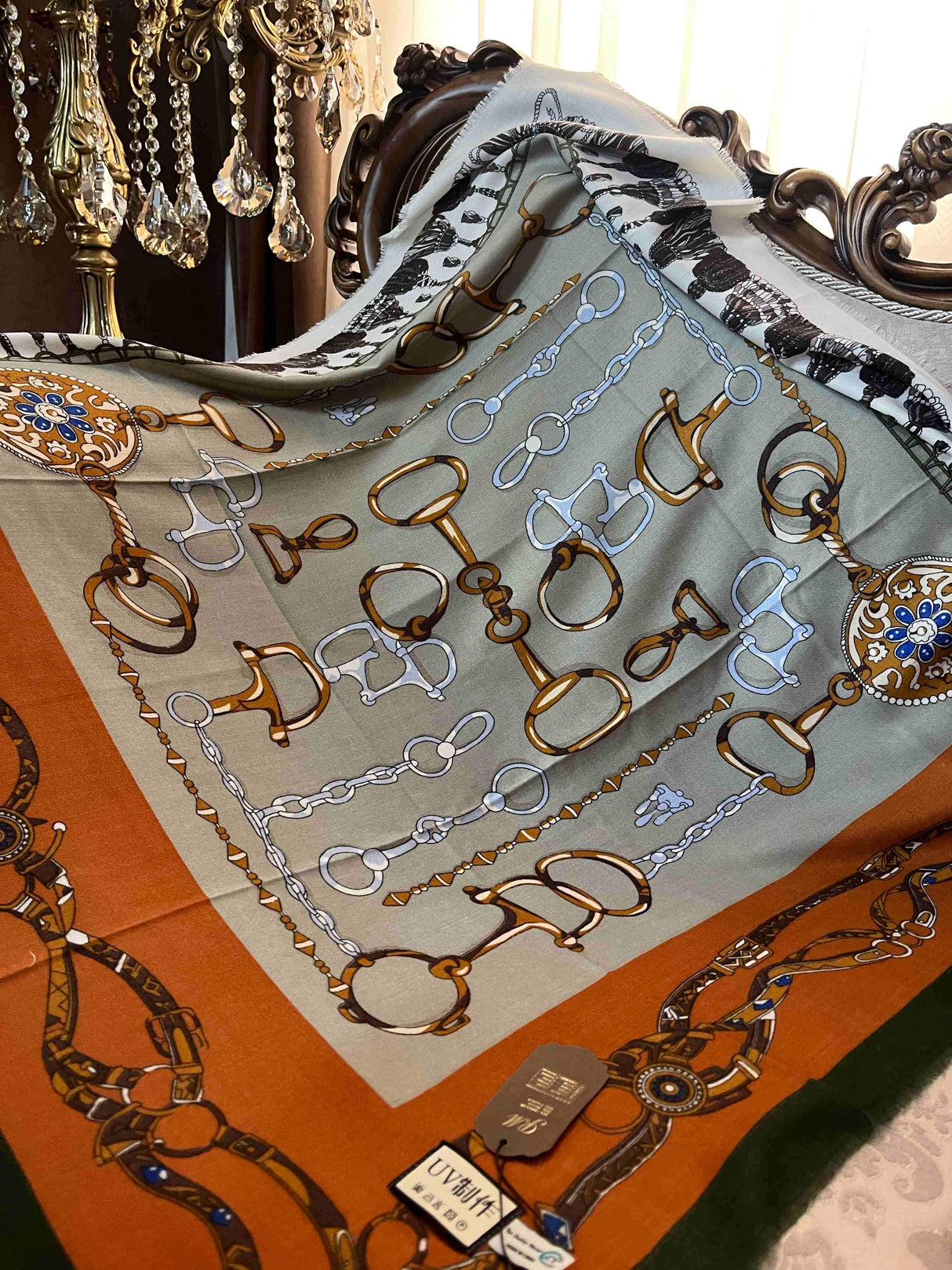 Viscose wool scarf Hijab Murabba 90*90 Smack Touch (Collars)