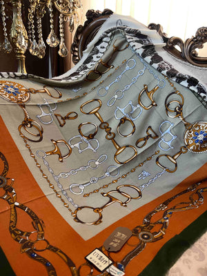 Viscose wool scarf Hijab Murabba 90*90 Smack Touch (Collars)