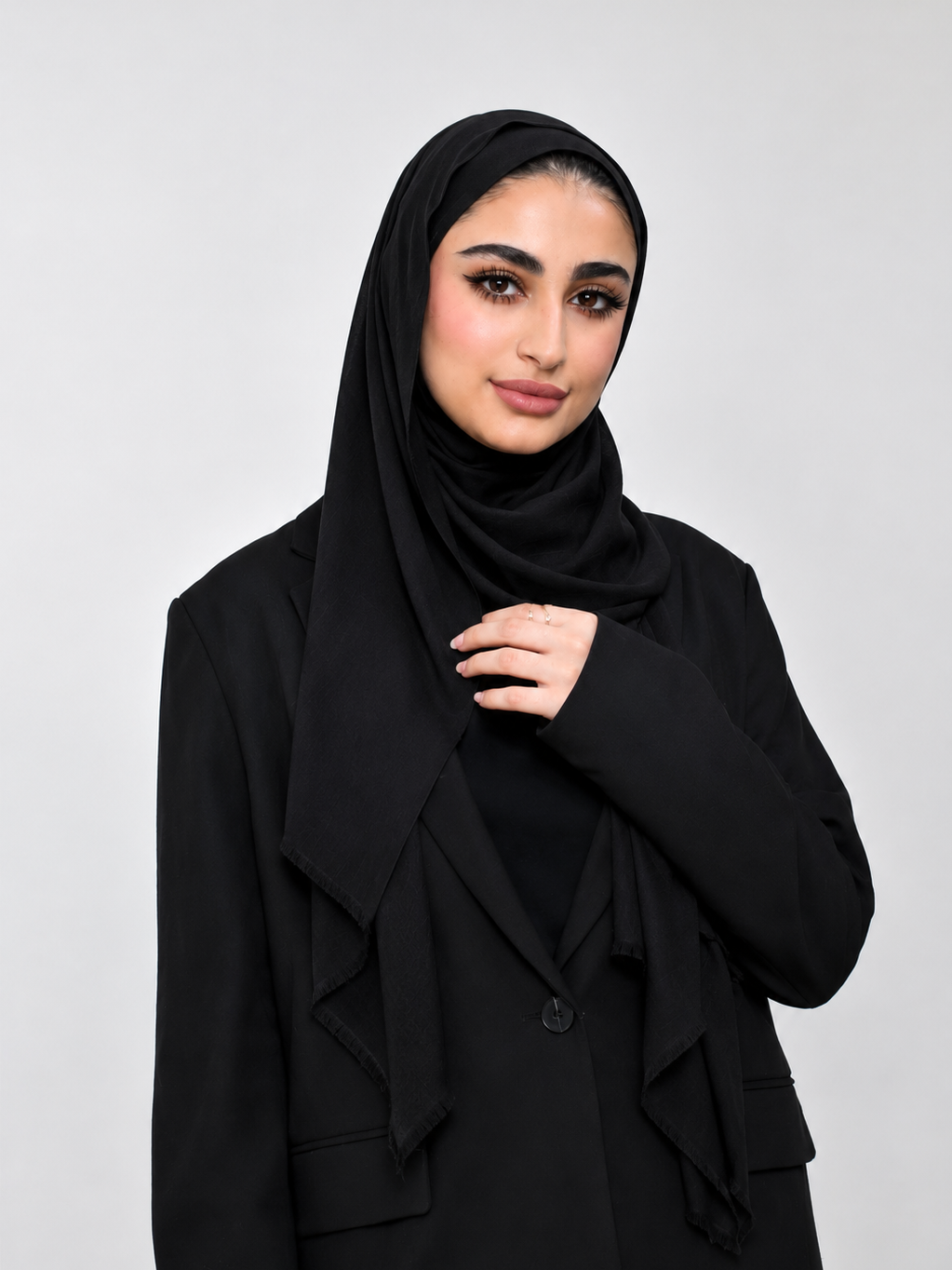 شال فيسكوز فاخر عرض صغير حجاب
