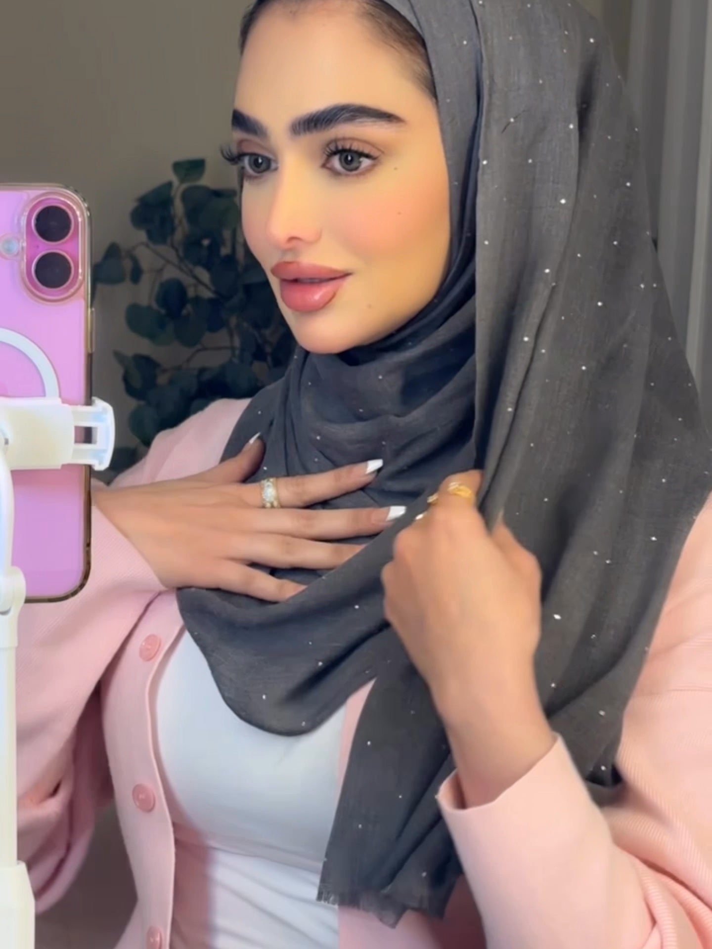 شال دال سواروفسكي حجاب