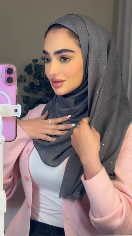 شال دال سواروفسكي حجاب