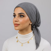 Crinkle Hijab Murabba scarf 90*90 Smack Touch (Hijab)