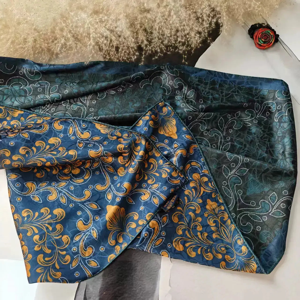 Double Sided Murabba Silk Scarf Smack Touch (Hijab)