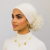 Puff Cap | Under Hijab | With Hijab Smack Touch (Hijab Accessories)
