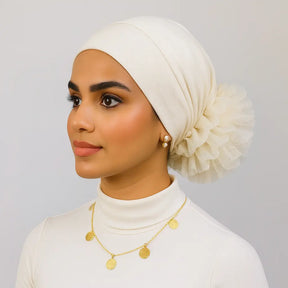 Puff Cap | Under Hijab | With Hijab Smack Touch (Hijab Accessories)