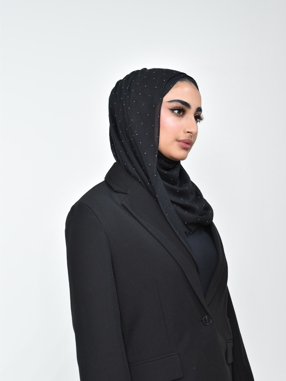 خام شال خفيف مع كريستال