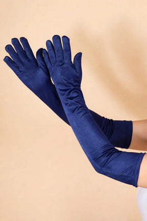 Long Velvet Gloves Smack Touch