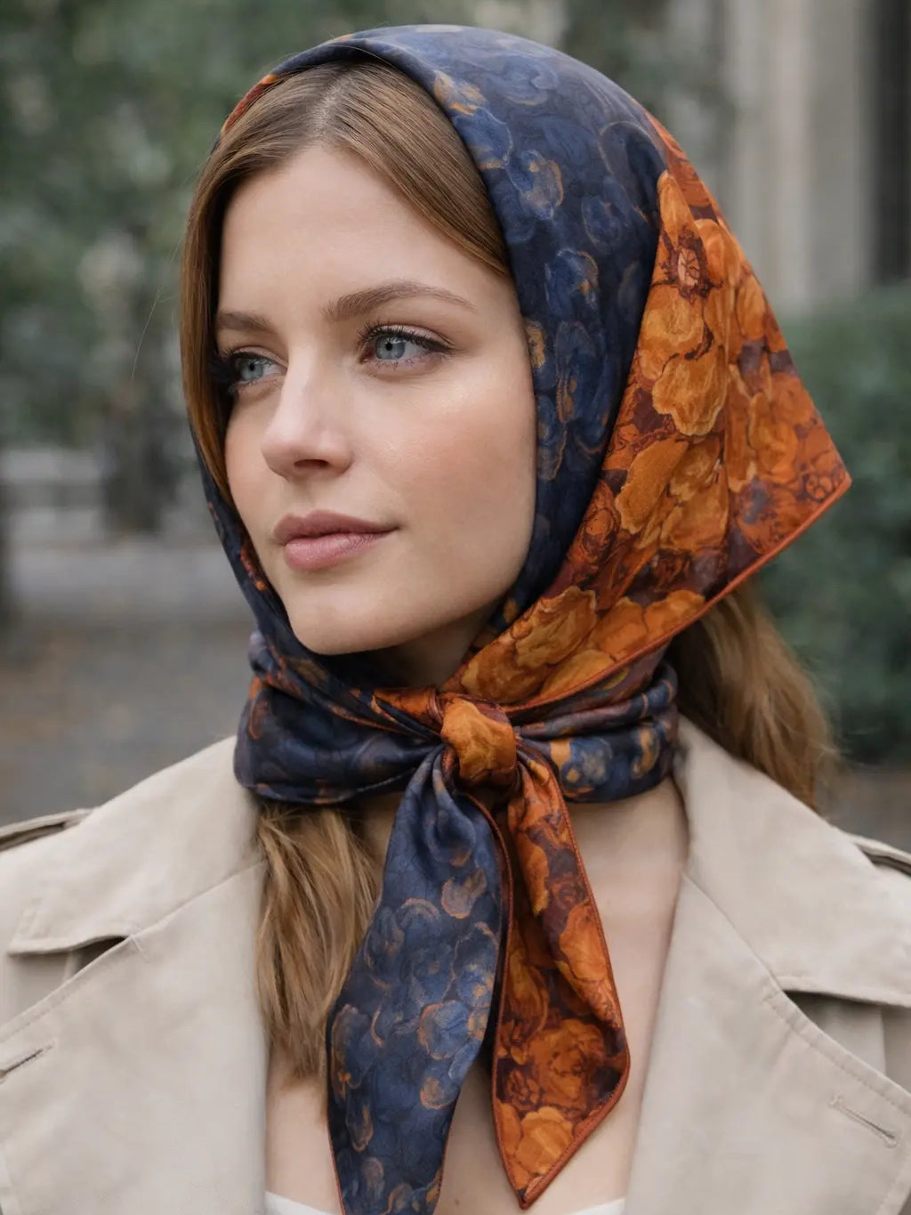 Double Sided Murabba Silk Scarf Smack Touch (Hijab)