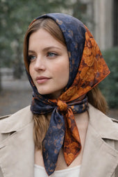Double Sided Murabba Silk Scarf Smack Touch (Hijab)