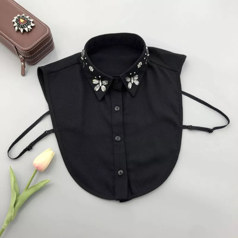 طوق مزين بأحجار الراين | 5 أنماط