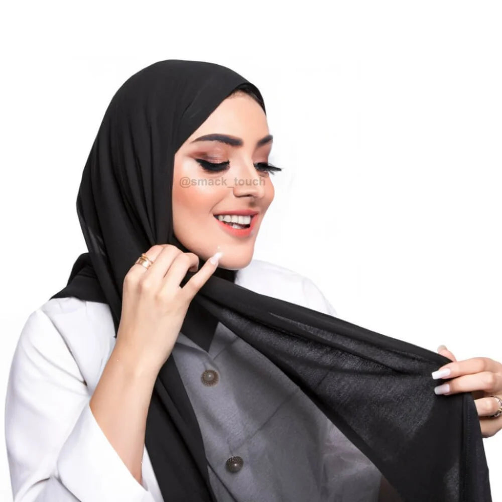 نصف حجاب تركي نصف حجاب شيفون