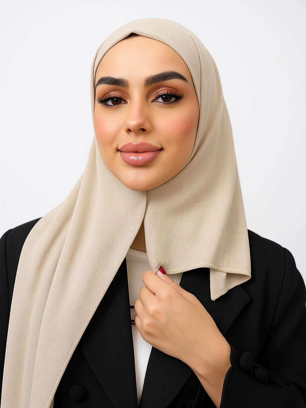 شاش تركي مخيط حجاب 