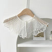 Floral Embroidered Dickey Collar | Faux Pearl Decor Smack Touch (Collars)