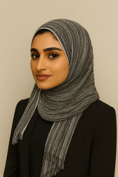 Thailandi Stripe Hijab Smack Touch