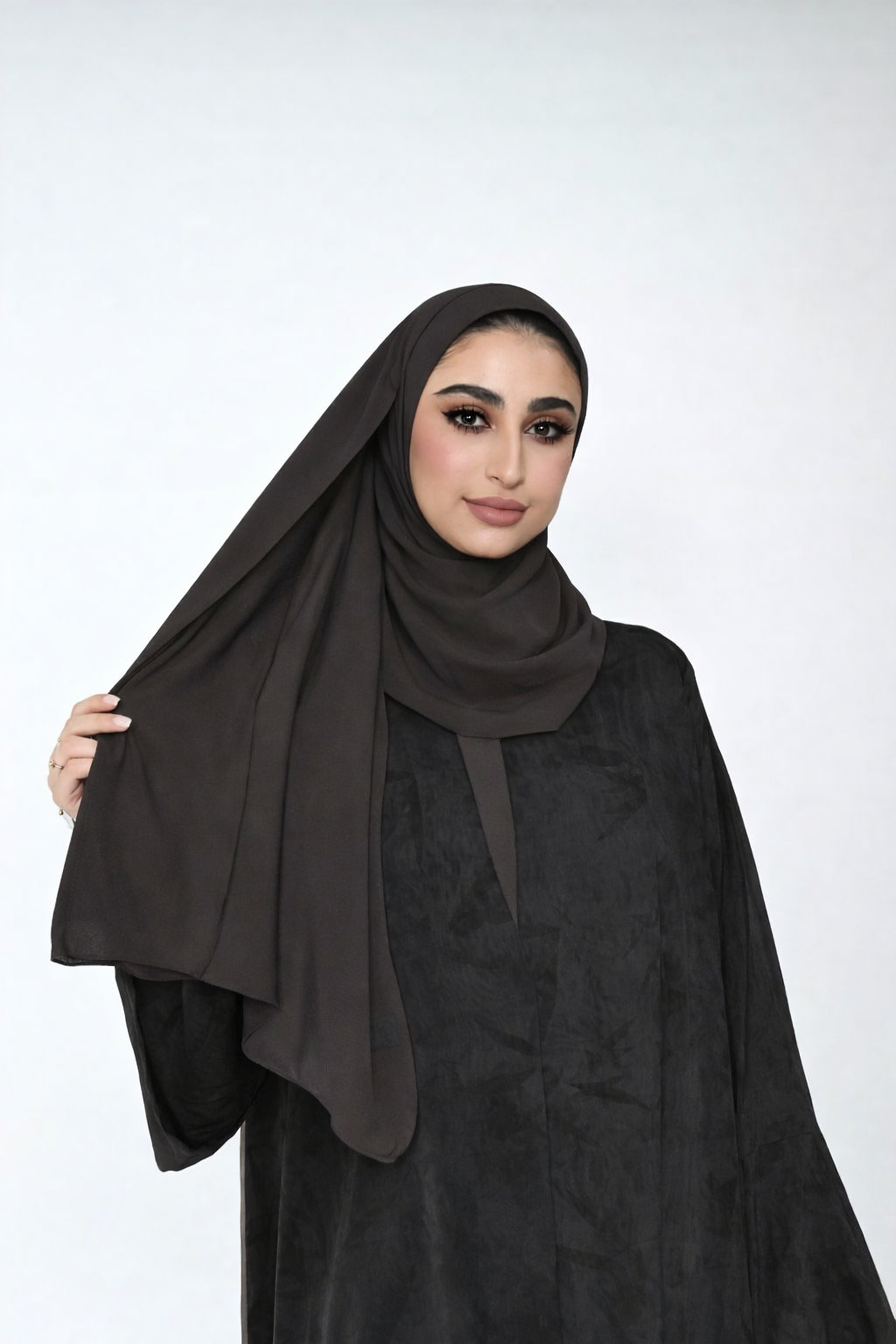 Chiffon High Quality Stitch Hijab Smack Touch (Hijab)