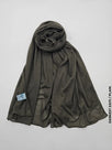 Shaash Turkey High Quality Scarf Darkest Zaiti / Plain Scarf (Hijab)