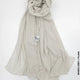 Shaash Turkey High Quality Scarf Rhino Grey / Plain (Hijab)