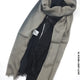 Shaded Ombre Premium Scarf Zaiti Grey Beige 10 Linen