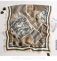 Women Silk Scarf for Summer Hijab Murabba 90*90