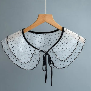 Polka Dot dickey Collar for women detachable