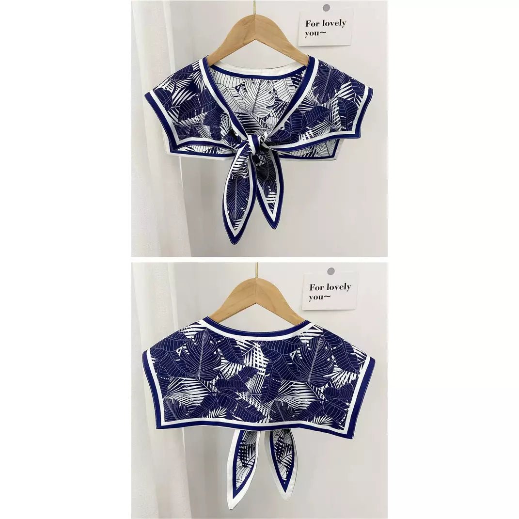 Geometric printed collar