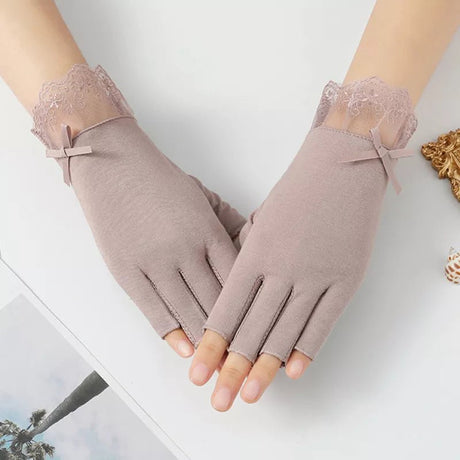 Fingerless Sun protection Driving Gloves