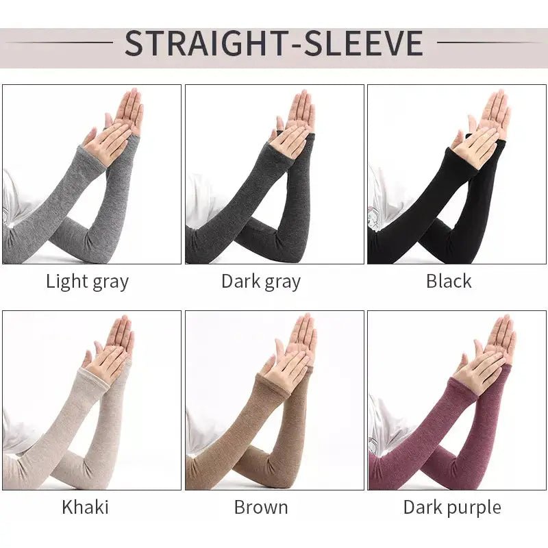 Cashmere sleeves for winter gloves