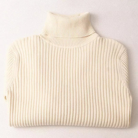 Turtle neck warm women sweater winter with Thumb open