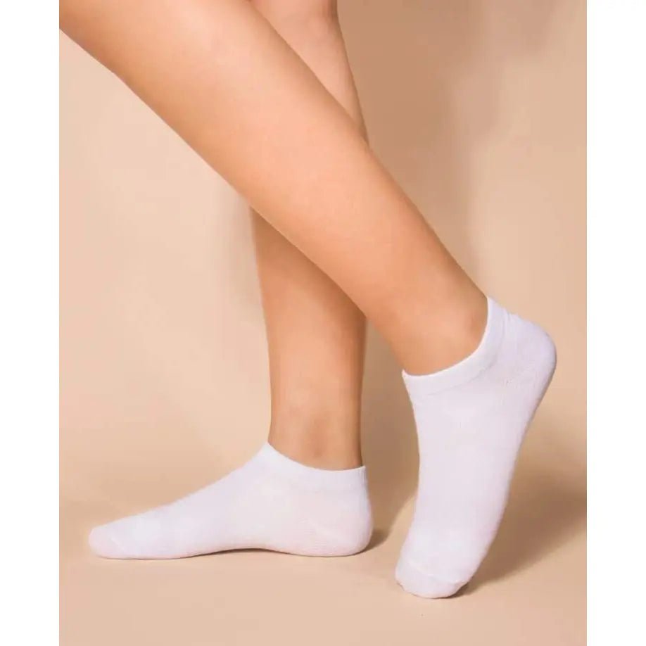 10 pair solid ankle socks for school