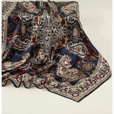 Paisley print scarf Square Hijab