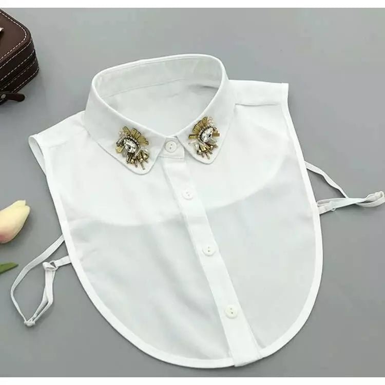 Rhinestone decor collar