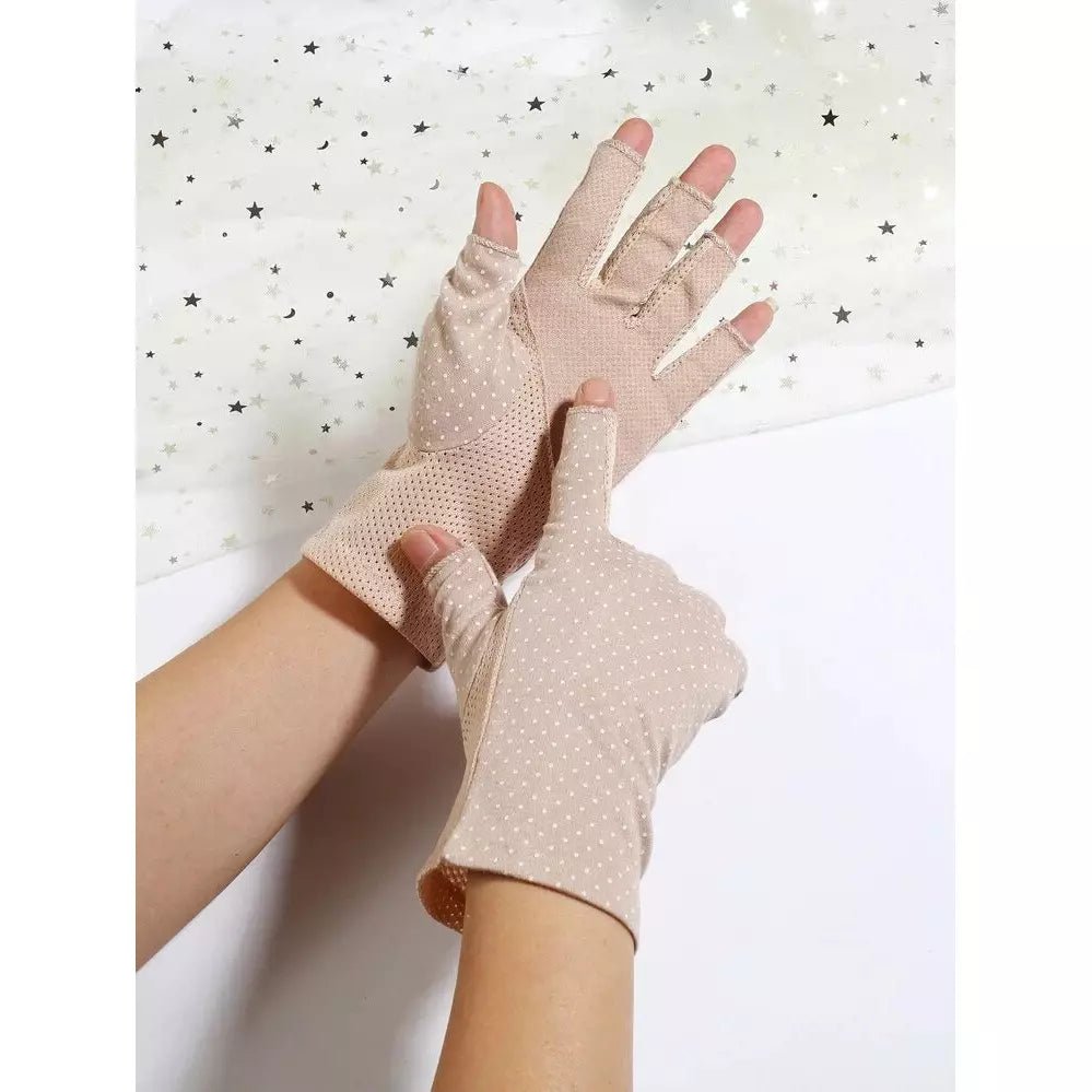 Fingerless Sun protection Driving Gloves