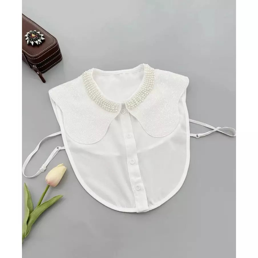 Sequin Design Fake Dickey Collar