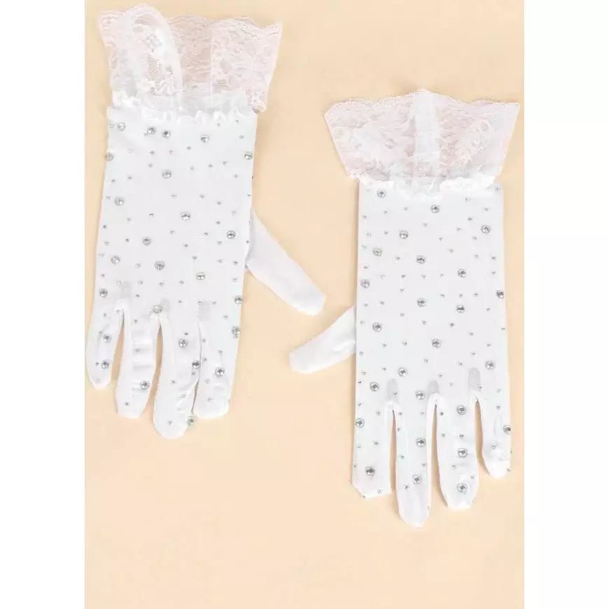 Bridal Gloves for Women | Rhinestone Decor