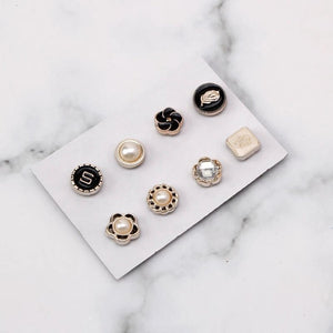 Magnetic Scarf Buckle 8Pcs