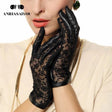 New Winter Leather sheepskin gloves for women