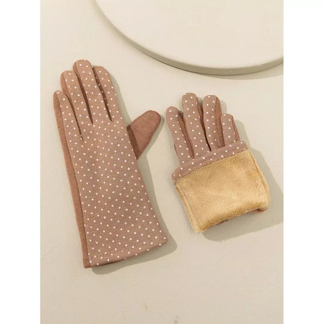 Polka Dot Gloves | Screen Gloves | 2 Colors