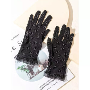 Heart💖 Pattern Gloves | Polyester | 1 Pair