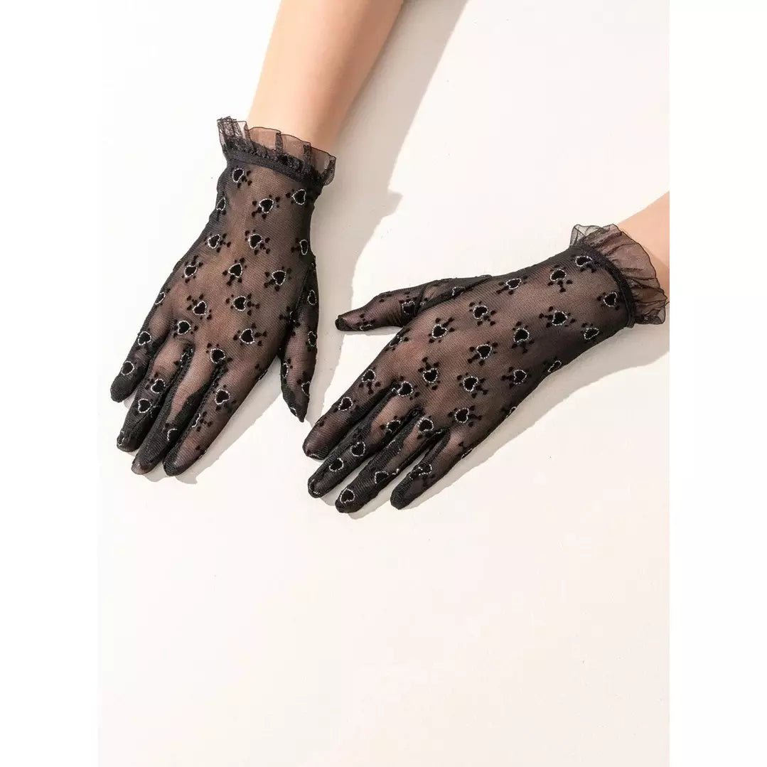 Heart💖 Pattern Gloves | Polyester | 1 Pair