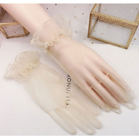 Transparent Gloves for Women | Stretchable | Fancy