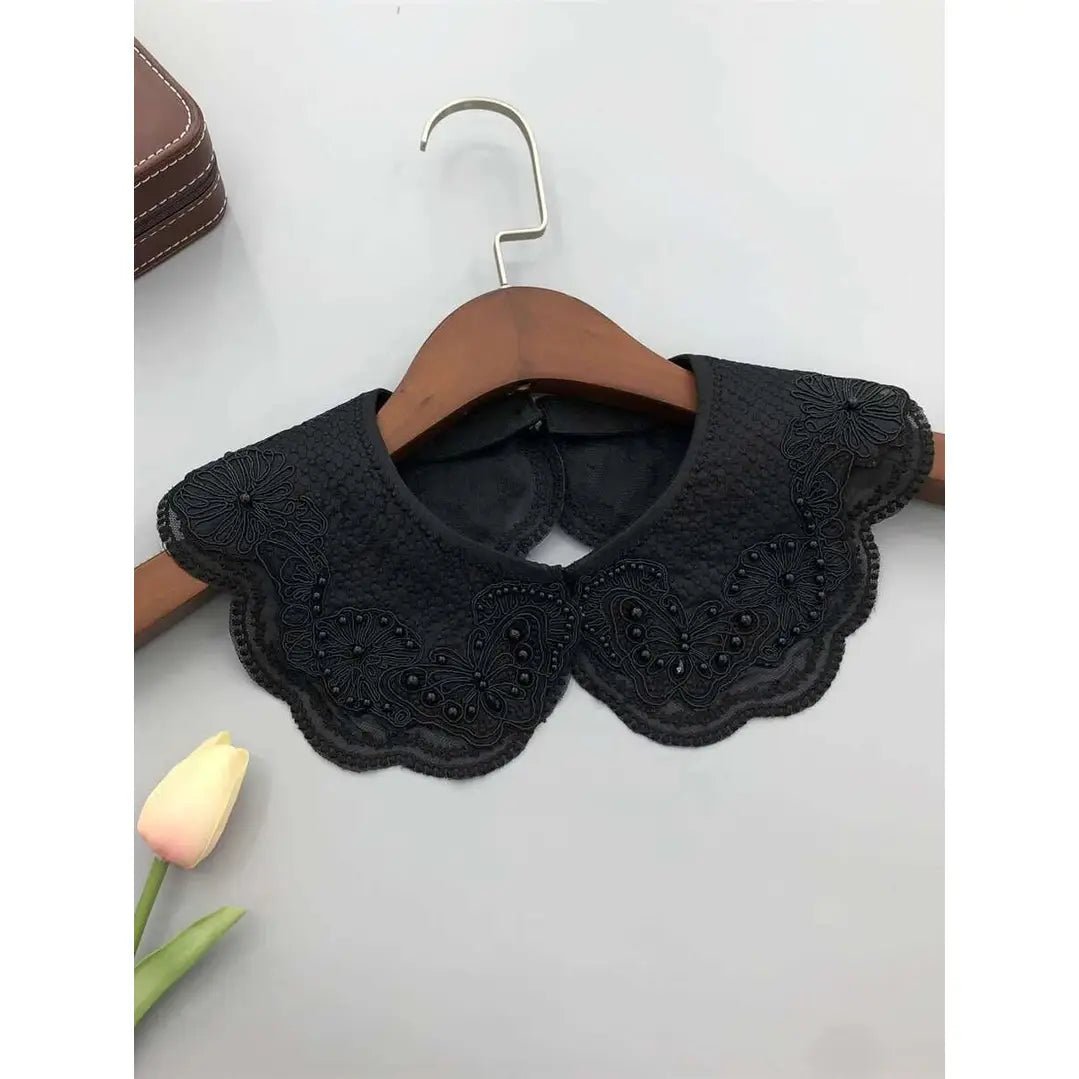 Butterfly Embroidery Dickey Collar