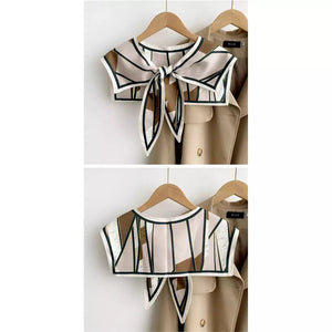 Geometric printed collar