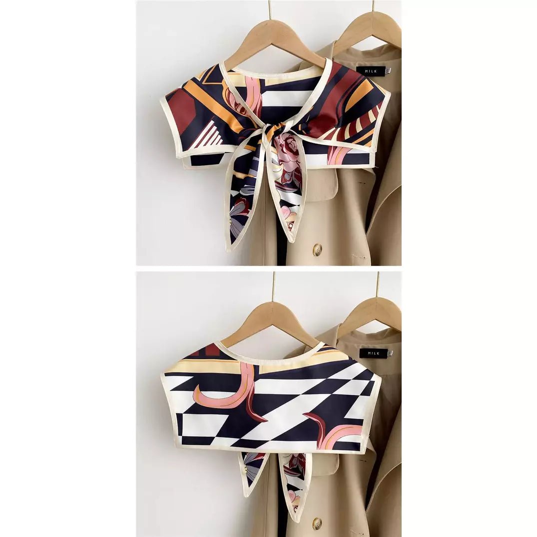 Geometric printed collar