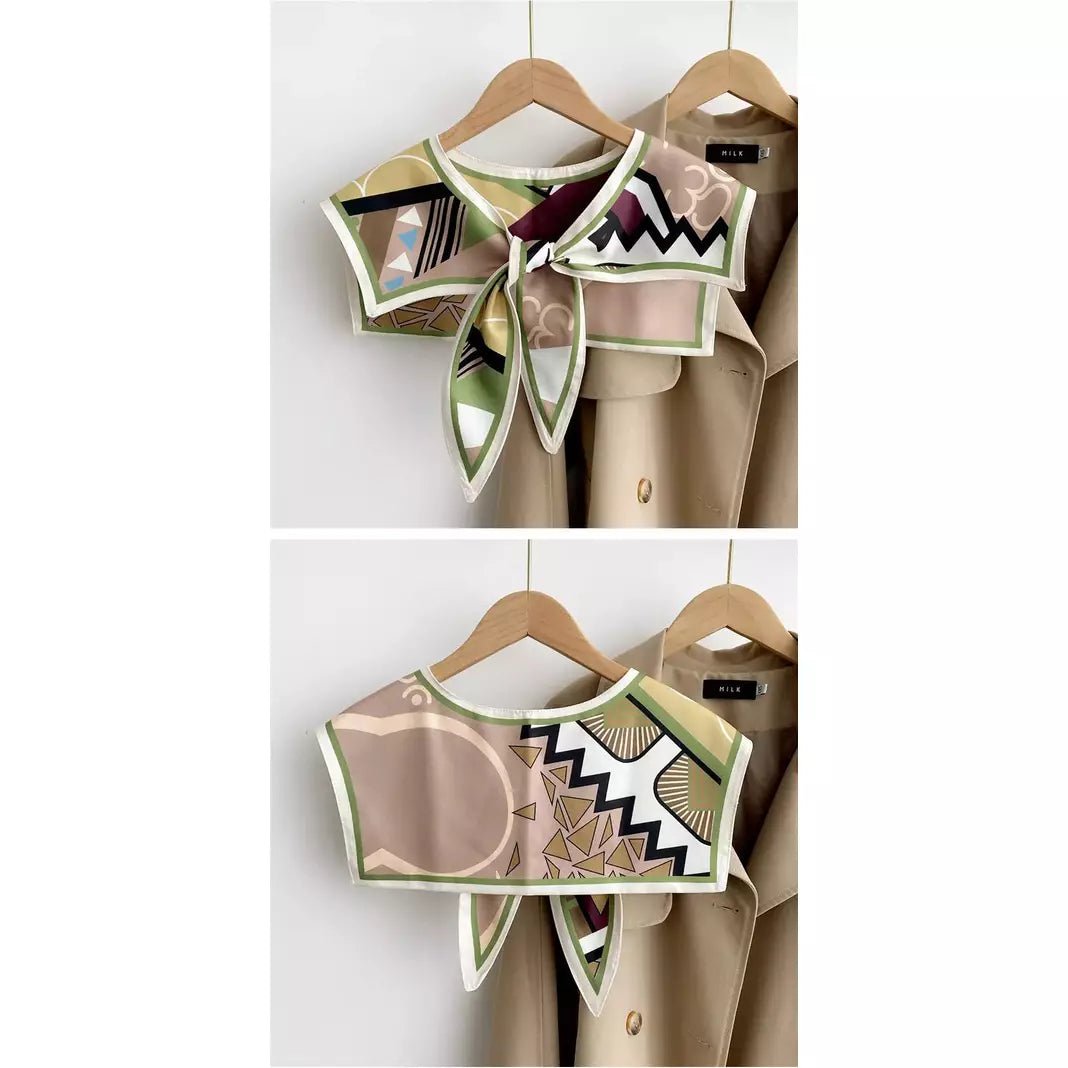 Geometric printed collar