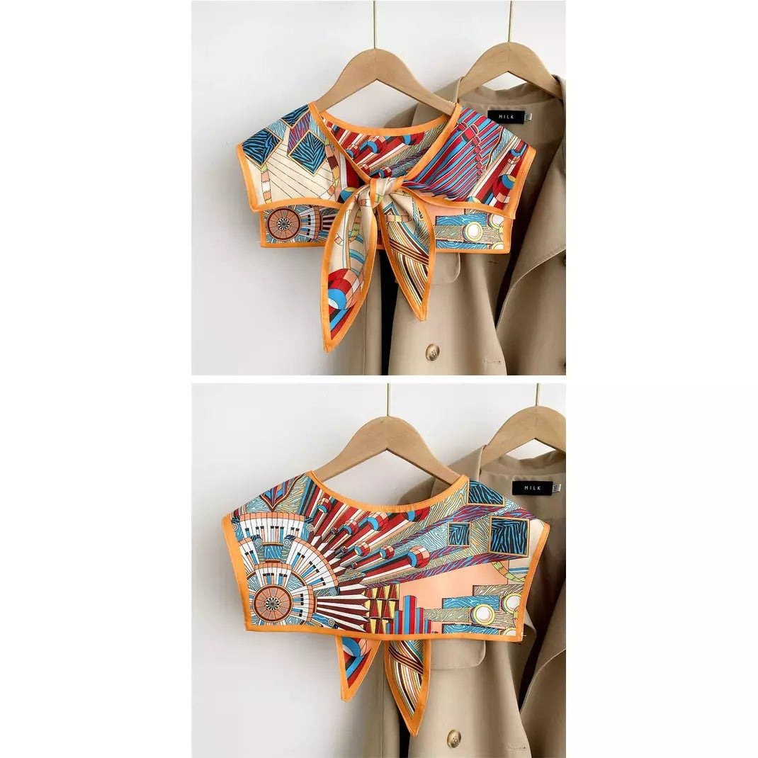 Geometric printed collar